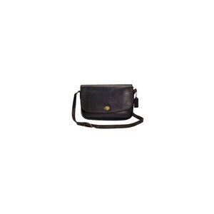 Vintage COACH 9790 City Bag Black Leather Crossbody Shoulder Bag Purse Supple